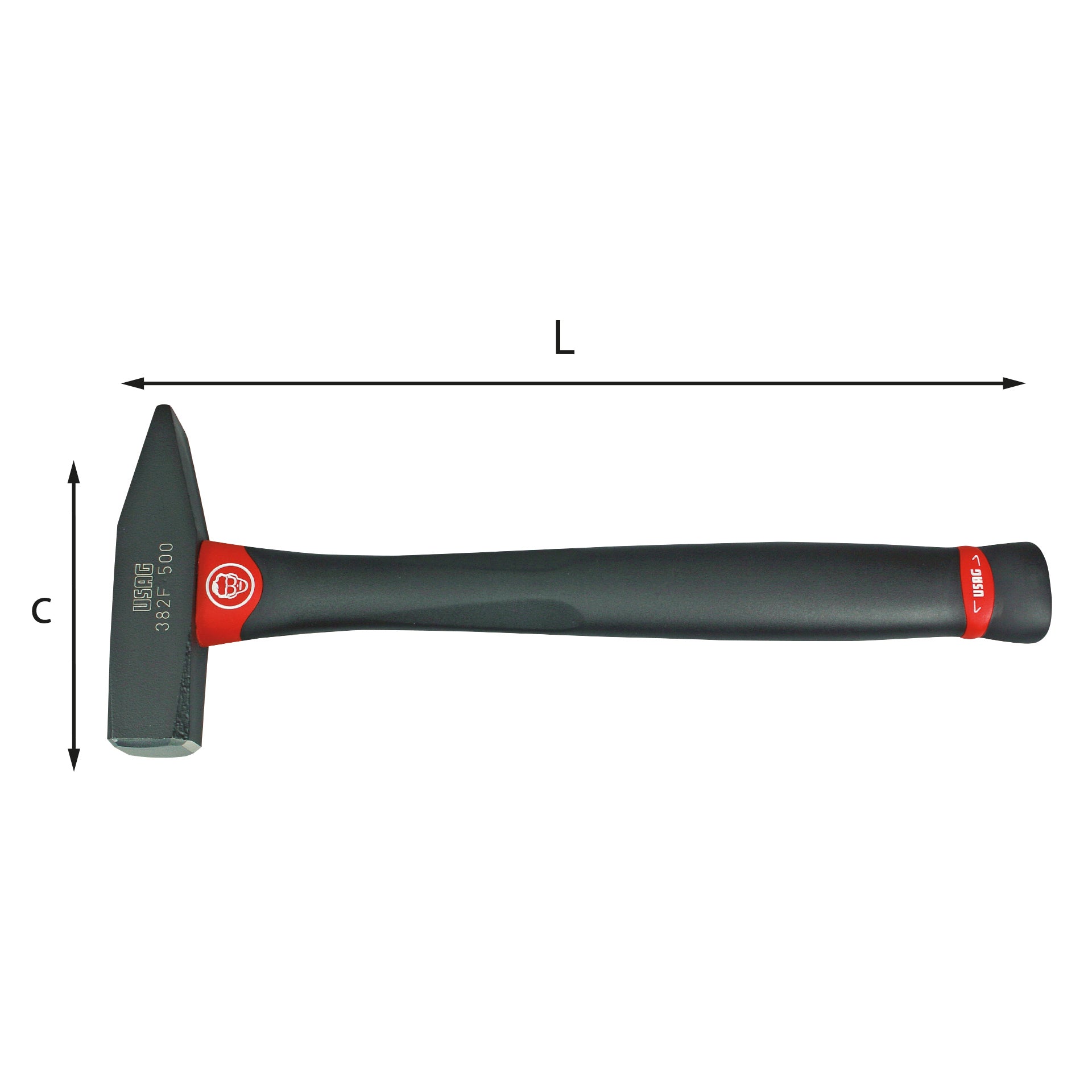 382 F - Mechanics' hammers with graphite handle - Usag  382 F - Mechanics' hammers with graphite handle - Usag